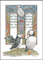 Creator God - A4 Print (C) www.lindisfarne-scriptorium.co.uk 2020