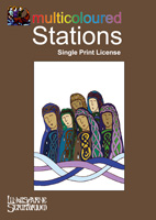 Multicoloured Stations - A4 Digital Files - Single Print License