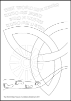 Thy Word - Multicoloured Contemplations - Downloadable / Printable - Colouring Sheet