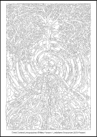 Christ Centred Living abstract - Multicoloured Devotions - Downloadable / Printable - Colouring Sheet