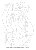 Watch and Pray - Multicoloured Devotions - Large PVC Colouring Image