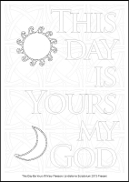 This Day Be Yours - Multicoloured Devotions - Large PVC Colouring Image