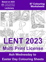 Lent A 2023 Activity Sheets - Multi Print License